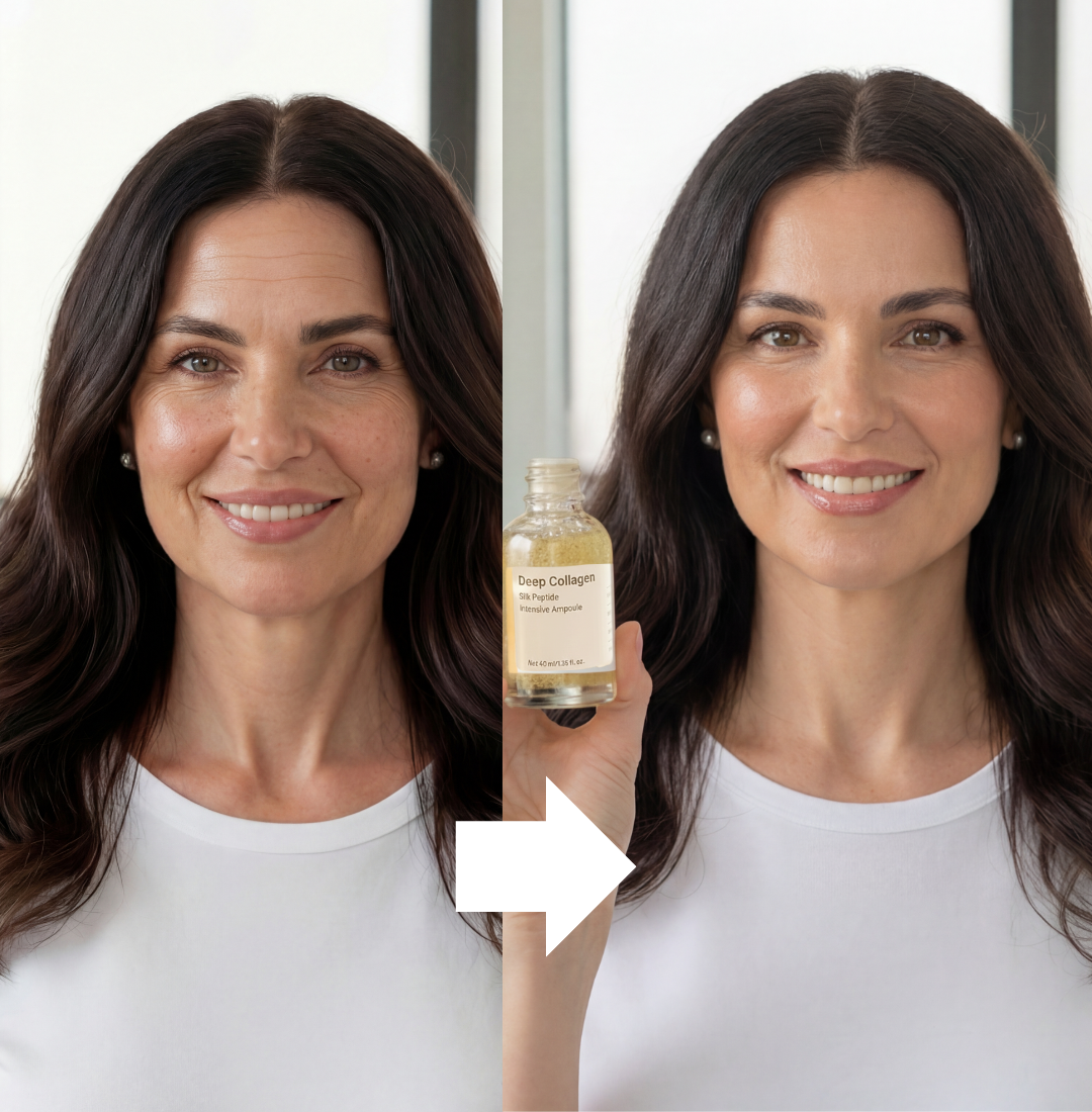 Lifting alla seta dorata con peptidi