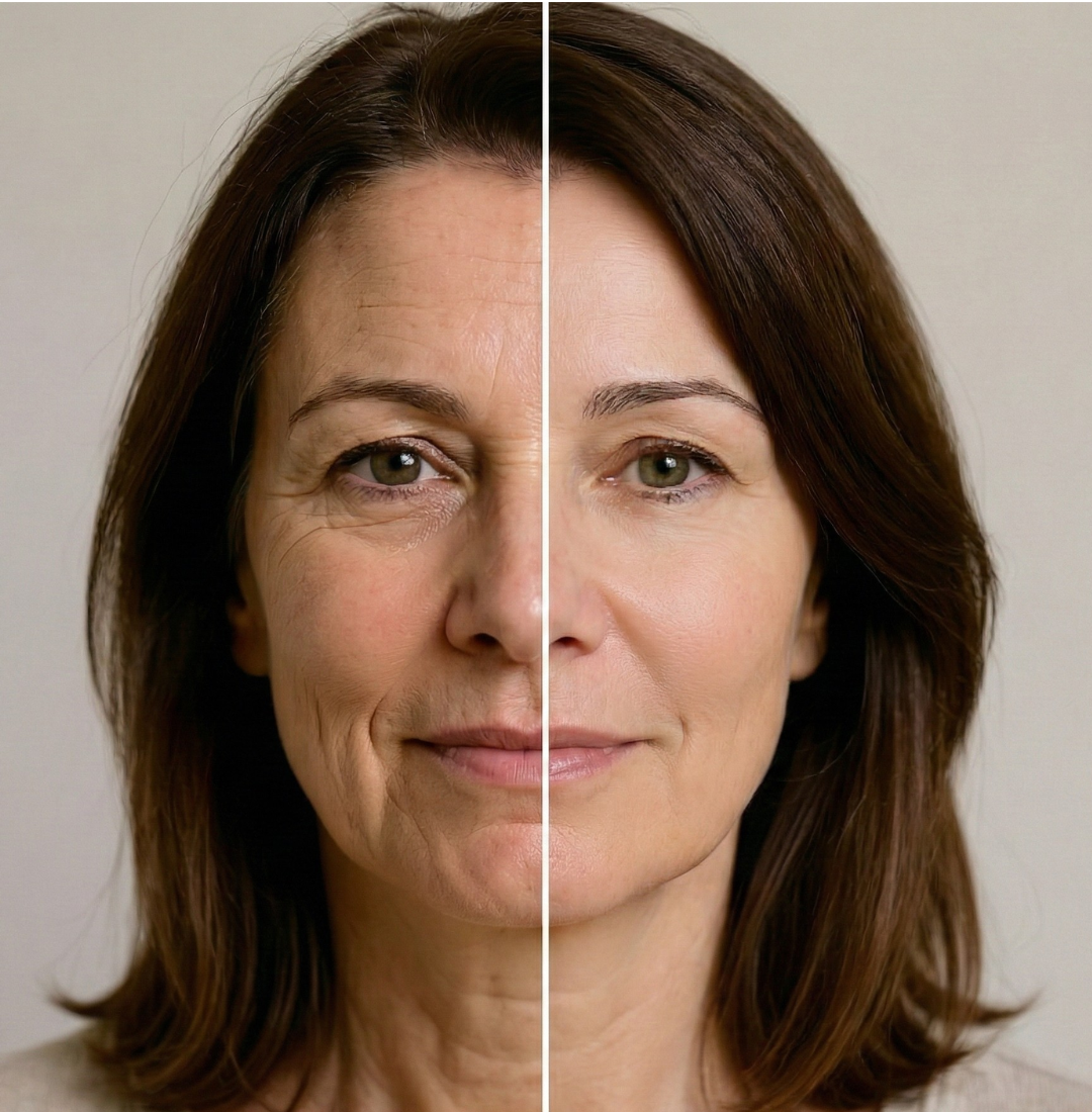 Lift à la soie dorée aux peptides