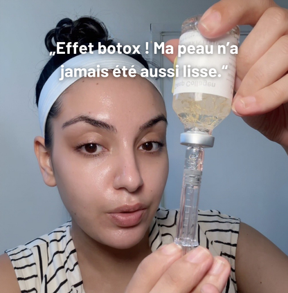 Lift à la soie dorée aux peptides