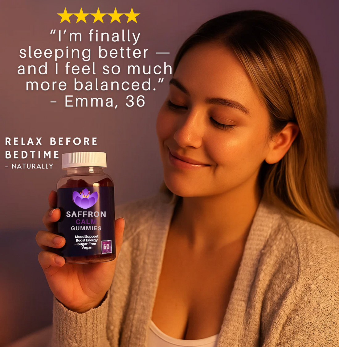 Saffron Calm Gummies