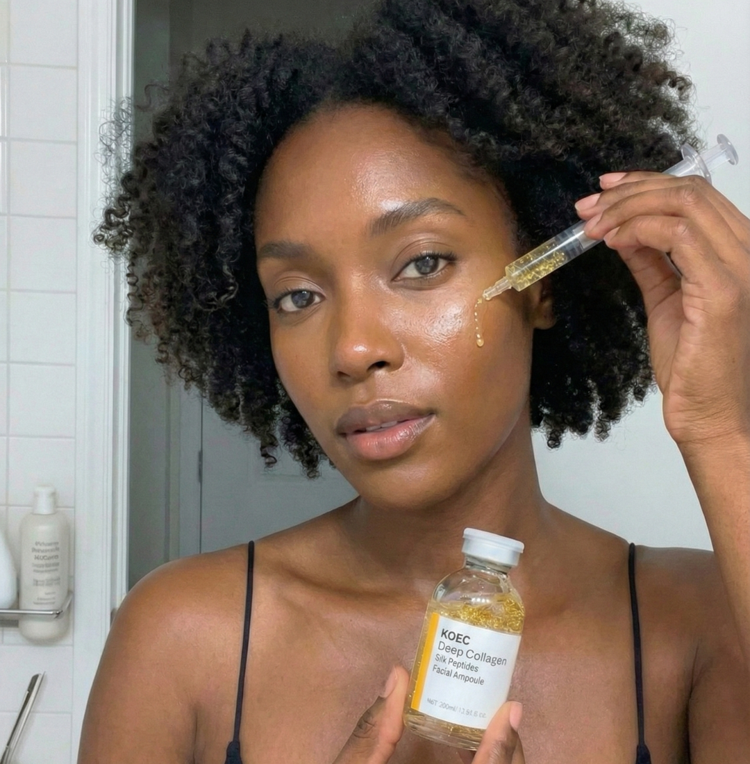 Lift à la soie dorée aux peptides