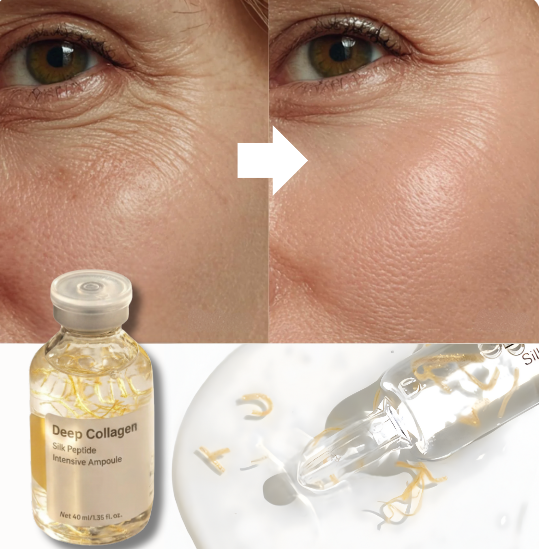 Lift à la soie dorée aux peptides