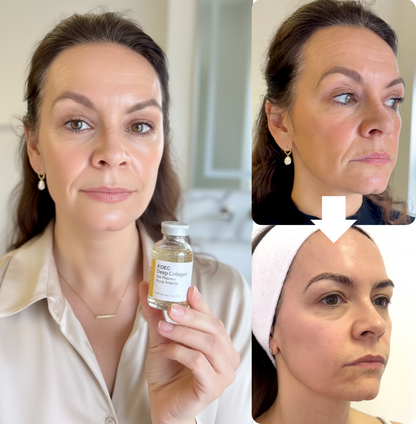 Lift à la soie dorée aux peptides