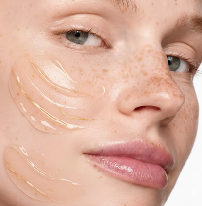 Lift à la soie dorée aux peptides