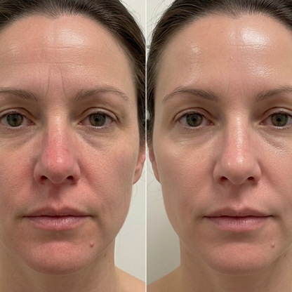 Lift à la soie dorée aux peptides