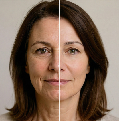 Lift à la soie dorée aux peptides